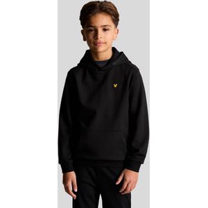 Lyle & Scott - Brushback Fleece Hoodie - Zwart - Jongens