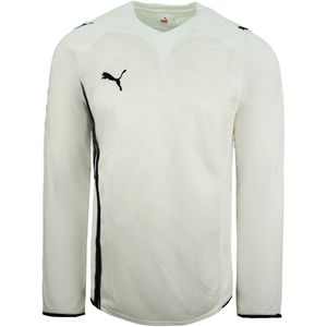 Puma - King PAOK FC Derde Lange Mouw - Wit Zwart - Heren Voetbal Top