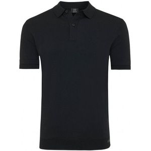 Genti - Polo SS - Zwart - Poloshirt