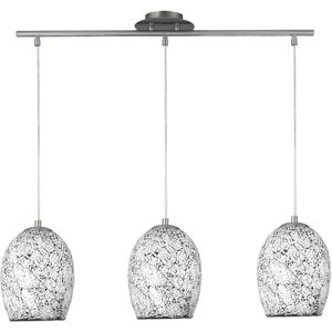Bussandri Exclusive Hanglamp crackle metaal l:75cm