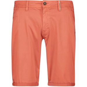 No Excess Korte broek chino garment dyed stretch melon