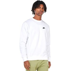 Nike - Sportswear Club Sweatshirt - Grijs - 80% Katoen, 20% Polyester