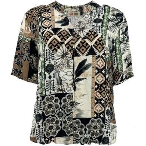 FOS Amsterdam - Doortje Patch Tropical - Top - Zwart