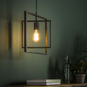 Hoyz Hoyz vierkante hanglamp met 1 lamp turn square - 35cm