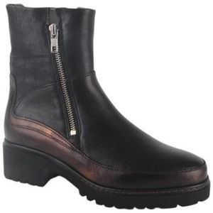 PiediNudi - Coco 09.02 - Bikerboot - Zwart - Met Bronzen Accenten