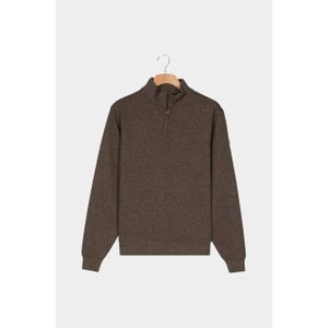 Baileys - Sweatshirt - Bruin - Halfzip - 523153/899