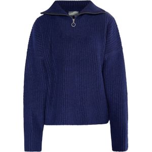 DreiMaster - Ribgebreide Troyer - Marine - Dames