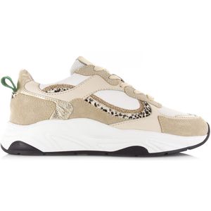 Poelman Lpiva-08poe3 / platino lage sneakers dames