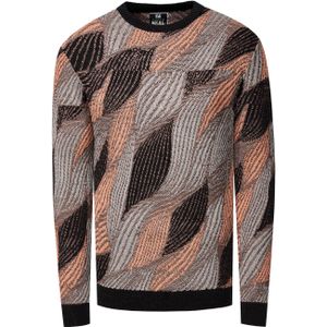 Rusty Neal - Fijngebreide Trui - Ronde Hals - Heren