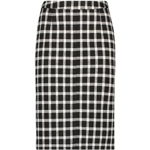 Simple Raff check skirt hj-vis black/offwhite