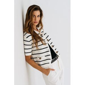 MAICAZZ - Nilla-vest - Offwhite/Black