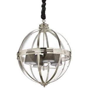 Ideal Lux Lampenbaas landelijke hanglamp world - binnen 4 lichtpunten 155cm e14 40w
