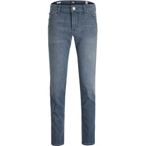 JACK & JONES JUNIOR Low Waist Slim Fit Jeans JJIGLENN JJORIGINAL Grey Denim