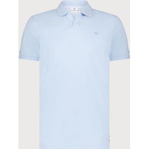 Blue Industry - V-hals Polo - Blauw - Katoenblend