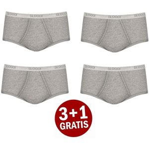 Sloggi Basic maxi 4-pack grijs