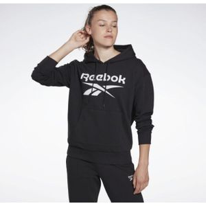 Reebok - Ri Bl French Terry Hoody - Vest - Zwart - Katoen