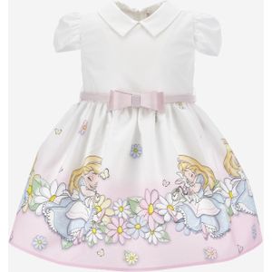 Baby meisjes Alice in Wonderland jurk in het wit