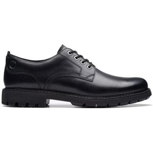 Clarks - Batcombe Tie - Leren Schoen - Zwart