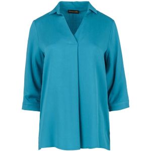Blousetops - Turquoise - V Hals Top