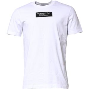Dolce & Gabbana - T-shirt - Wit - DG Logo