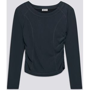 Dames-T-shirt met lange mouwen ALPHA M/L zwart