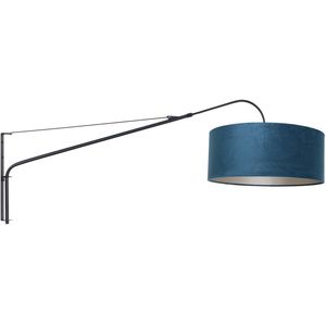 Steinhauer Moderne wandlamp - metaal modern klassiek e27 l: 120cm voor binnen woonkamer eetkamer zwart