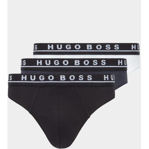 Falke Boss black slip zwart brief 3p co/el 10237826 01 50458559/976