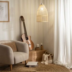 Bussandri Exclusive Boho-chic hanglamp rotan slaapkamer lamp