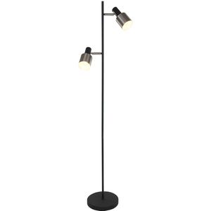Anne Lighting Moderne vloerlamp - metaal modern e27 l: 25cm voor binnen woonkamer eetkamer zwart