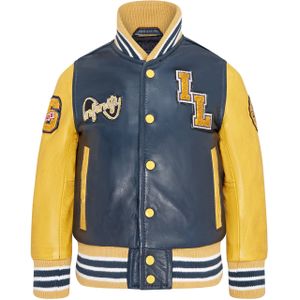 Letterman - Leren Varsity College Bomberjack - Unisex - Kinderen