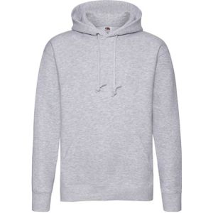 Fruit of the Loom - Premium Heather Hoodie - Heren - Jersey - Dubbellaags Capuchon