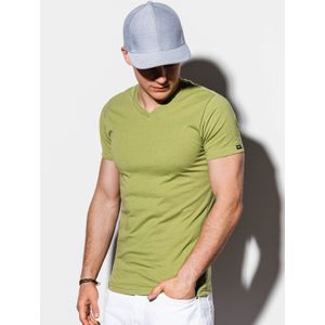 Ombre heren t-shirt groen olive s1041