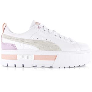 Puma Mayze lth wns | white rose quartz lage sneakers dames