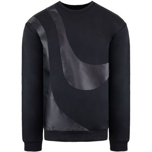 Armani Exchange - Crew Neck Pullover - Zwart - Heren - Contrast Sweater