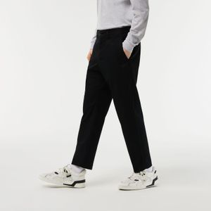 Lacoste - Tapered Chino - Zwart - Heren - Stretch Katoen