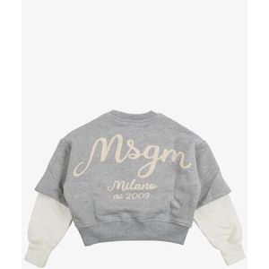 MSGM - Sweater - Grijs - Jongens