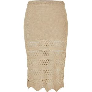 Urban Classics Dames gehaakte gebreide rok