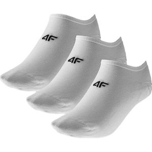 4F No show sokken met logo voor heren (set van 3)