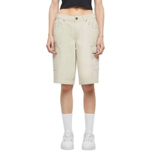 Urban Classics Dames katoenen cargo korte broek