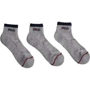 Pack-3 Kwart Sokken F2522 voor Mannen en Vrouwen
