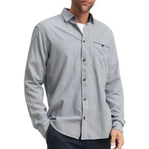 Tom Tailor - Casual Heren Shirt - 100% Katoen - Regular Fit - Minimal Dessin