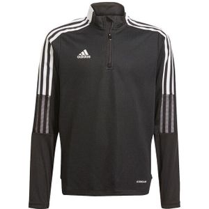 Adidas - Tiro 21 - Trainingsshirt - Primegroen - Kwart Rits - Voor Kinderen