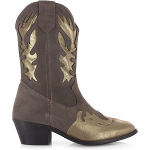 DWRS Label Bella elefante/smoke cowboy laarzen dames