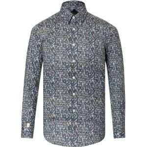 Billionaire - Silver Cut Shirt - Grijs - Overhemden