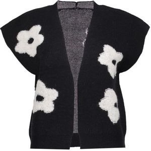Geisha Vest flower 54514-10 -black