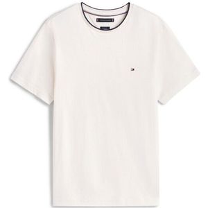 Tommy Hilfiger - T-shirt - Ecru - Katoen - Korte Mouw