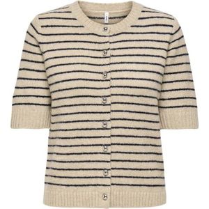 Only onlchester life ss stripe cardi cc 15361025 humus
