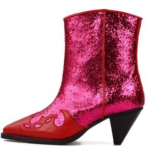 DWRS Label X ramijntje 2835 miley fuchsia glitter dames maat: leer