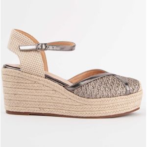 Montevita - Balenci9 - Espadrilles - Grijs - Sleehak