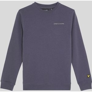 Lyle & Scott - Script Crew Neck Sweatshirt - Grijs - Jongens